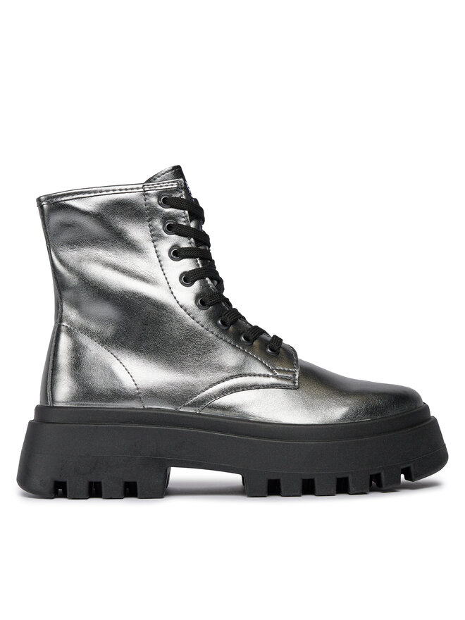 Altercore Schnürschuhe Altercore Kiano Silberfarben