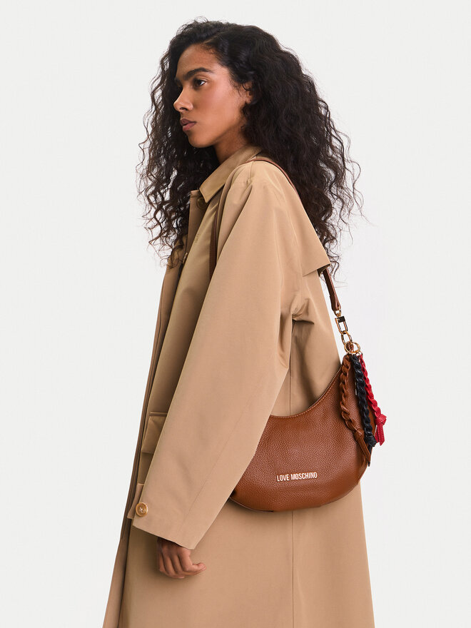 LOVE MOSCHINO Kabelka LOVE MOSCHINO JC4308PP0MK1120A Hnedá