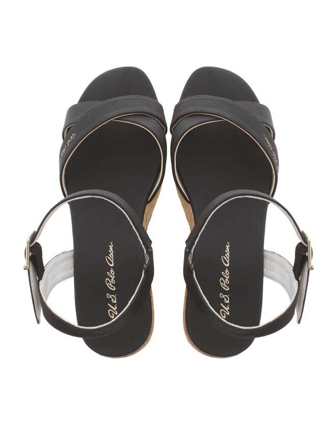 U.S. Polo Assn. Sandále U.S. Polo Assn. Loren LOREN002 Čierna