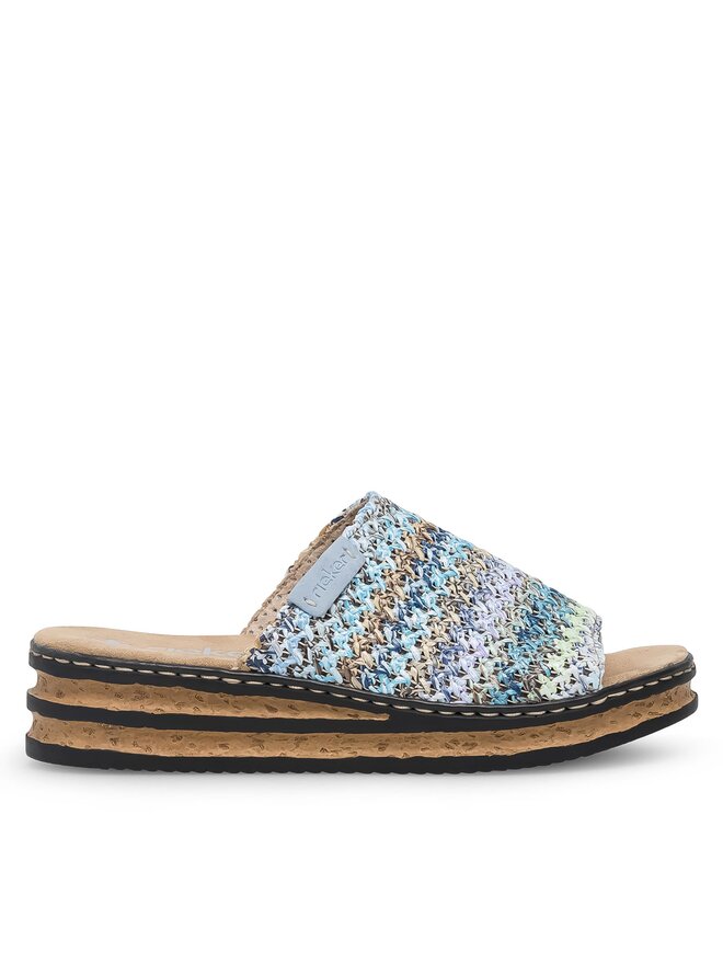 Rieker Pantoletten Rieker 62968-90 Blau