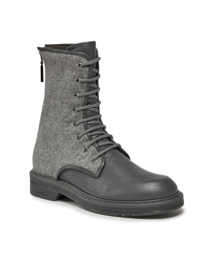 Max Mara Outdoorová obuv Max Mara Bibaker 23479609336 Sivá