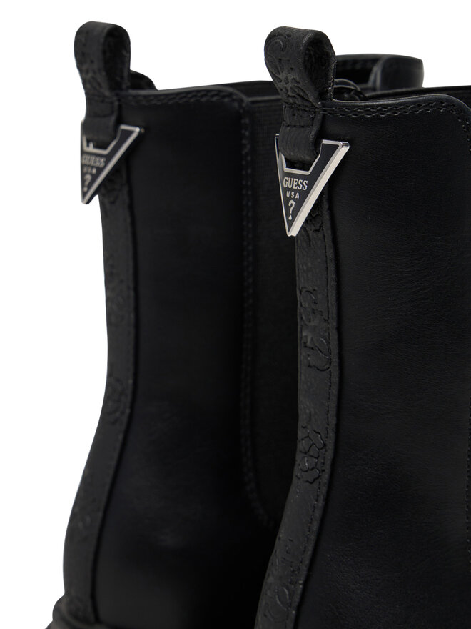 Guess Μποτάκια με λάστιχο Guess FLTLNA FAL10 Μαύρο