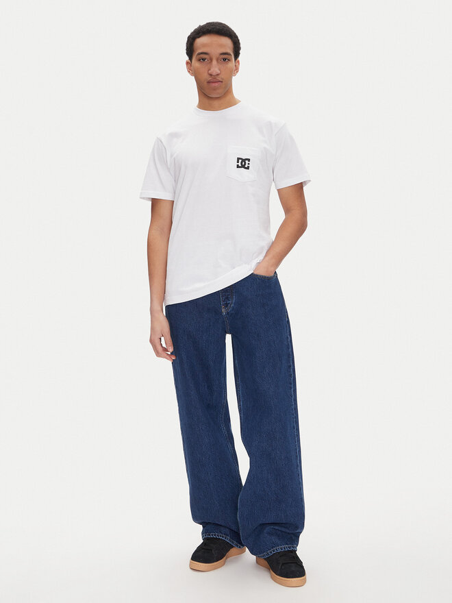 DC DC T-Shirt ADYZT05377 Λευκό Regular Fit