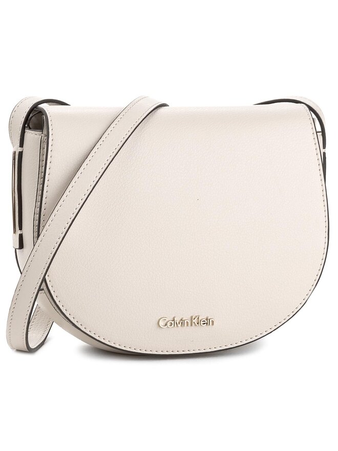 Sac a main Calvin Klein Frame Saddle Bag K60K603982 Beige chaussures
