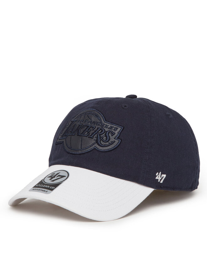 47 Brand Czapka z daszkiem 47 Brand NBA Los Angeles Lakers '47 x Tommy Hilfiger Courtside '47 Clean Up THCCU174GWL Granatowy