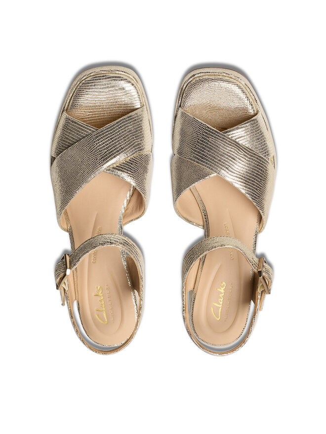 Clarks Basutės Clarks Ritzy75 Rae 26181303 Auksinė
