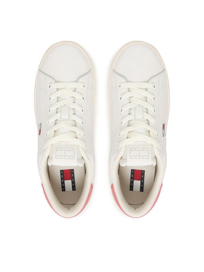 Tommy Jeans Sneakers Tommy Jeans Tjw Script Cupsole EN0EN02960 Weiß