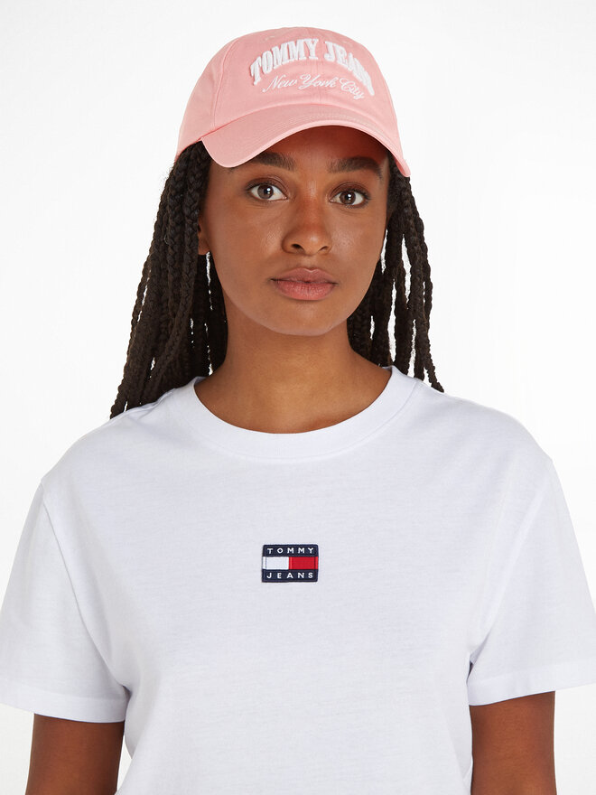 Tommy Jeans Czapka z daszkiem Tommy Jeans Hot Summer AW0AW15959 Różowy