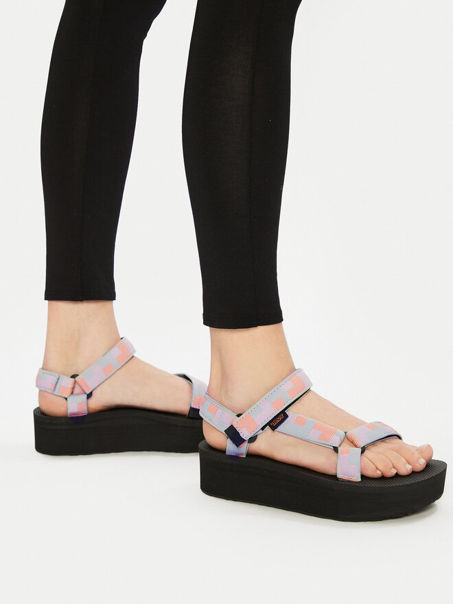 Teva Sandali Teva Flatform Universal 1008844 Grigio