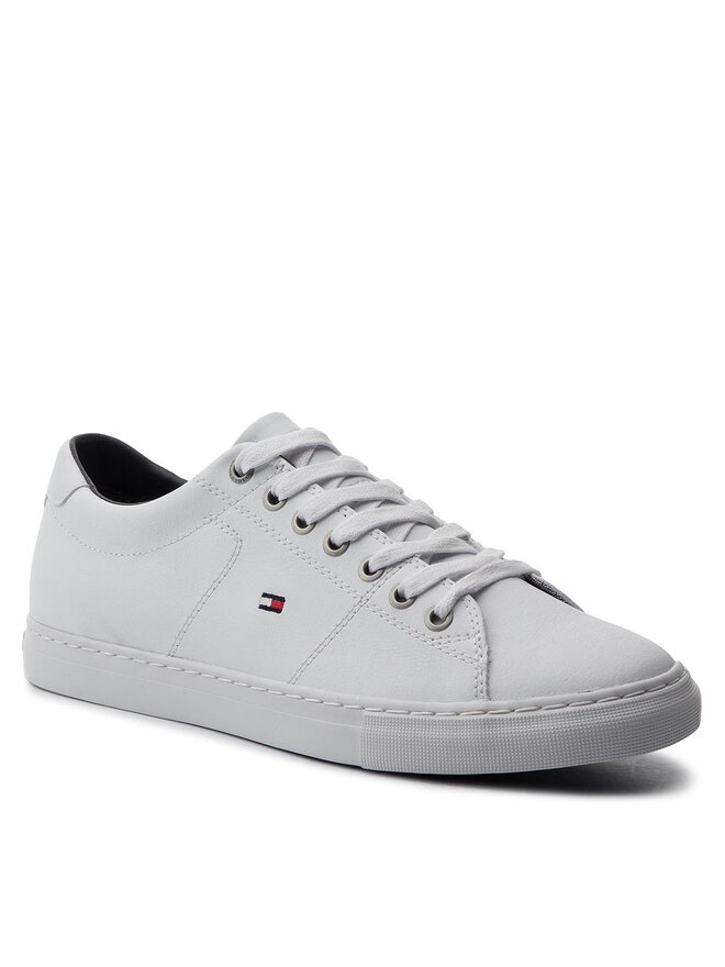 Tommy Hilfiger Sneakers Tommy Hilfiger Essential Leather Sneaker FM0FM02157 Weiß