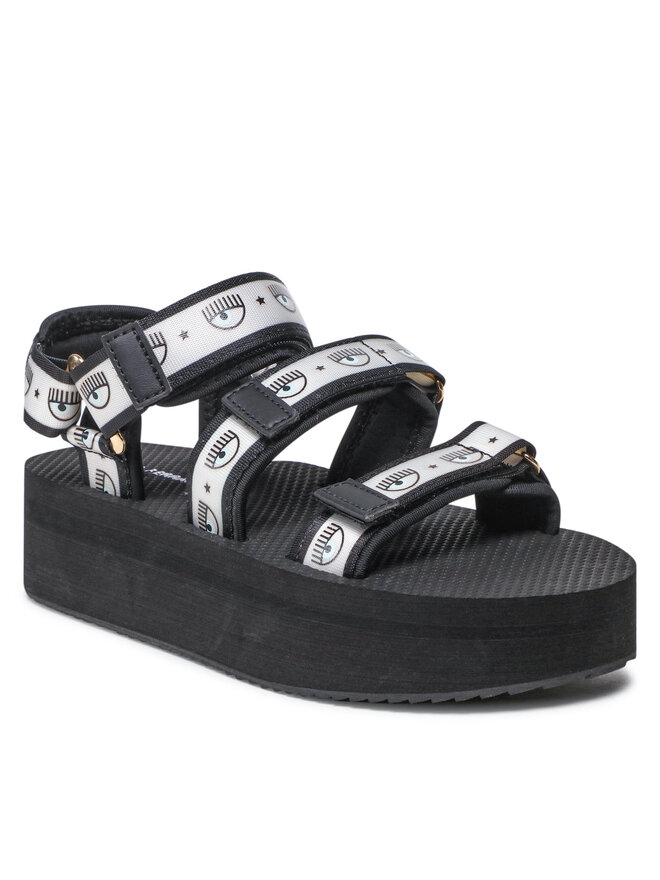 Chiara Ferragni Босоніжки Chiara Ferragni CF2961-001 Чорний
