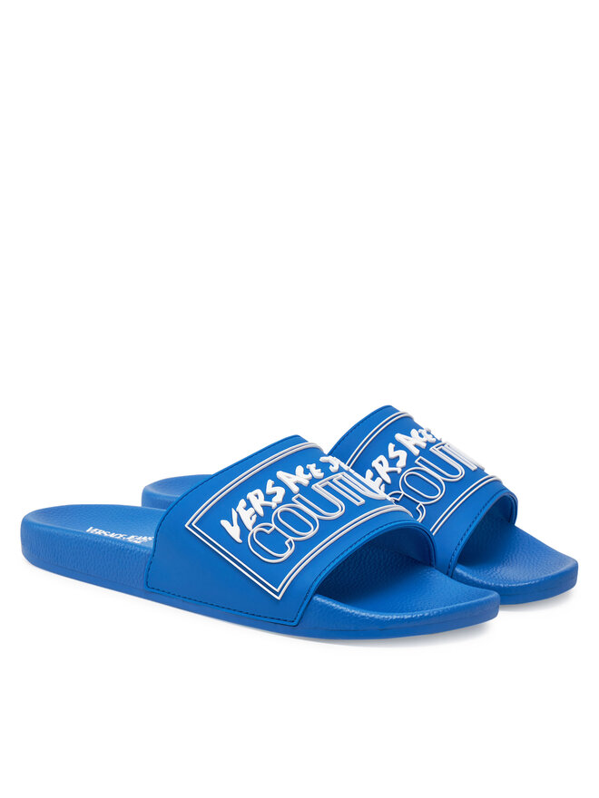 Versace Jeans Couture Шльопанці Versace Jeans Couture 78YA3SQ3 Голубий
