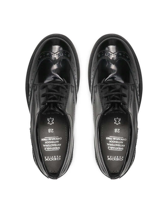 Geox Półbuty Geox J Agata D J8449D 00066 C9999 M Czarny