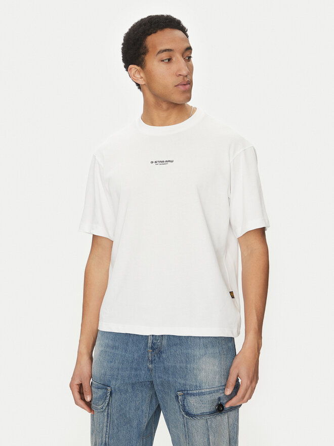 G-Star Raw G-Star Raw Marškinėliai Center D24780-C336 Balta Regular Fit