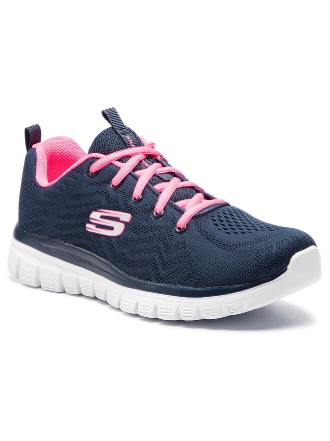 Skechers Sneakersy Skechers Get Connected 12615/NVHP Tmavomodrá