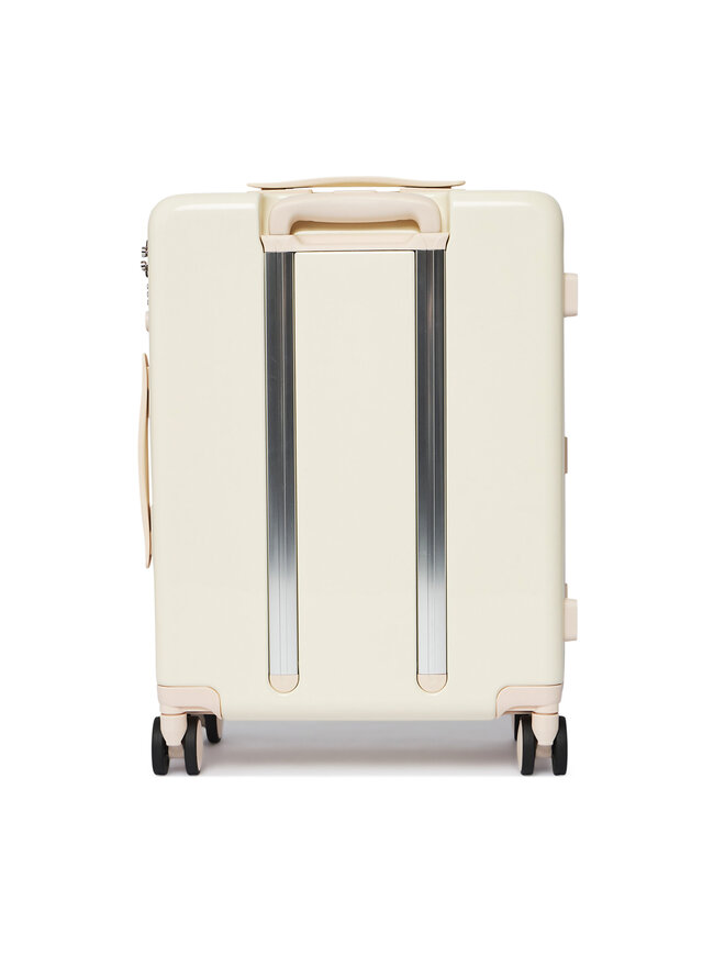 Tommy Hilfiger Rankinio bagažo lagaminas Tommy Hilfiger Th Travel Cabin Case AW0AW17829 Écru