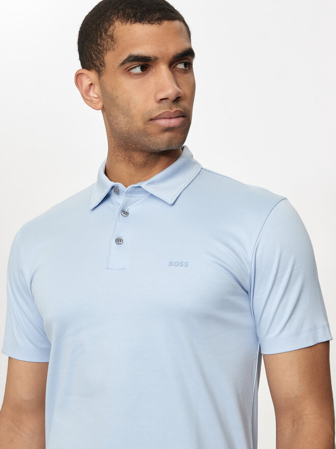 BOSS Boss Поло Palosh 30 50471335 Блакитний Slim Fit