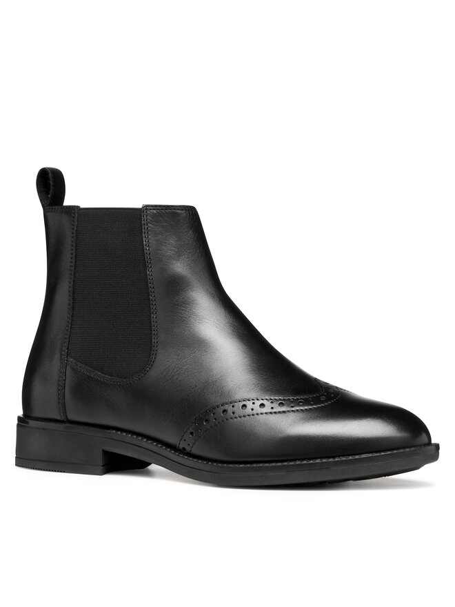 Geox Kotníková obuv s elastickým prvkem Geox D Jaylon 2 D56QAA 043NH C9999 Černá