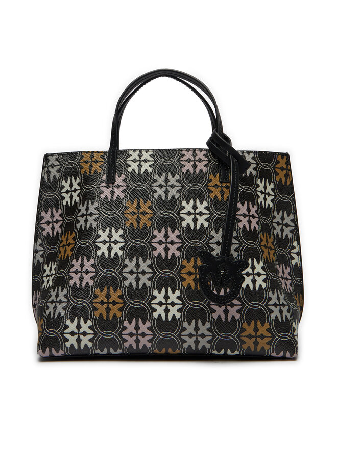 PINKO Kabelka Pinko Carrie Shopper Classic PE 24 PLTT 102833 A1EM Černá