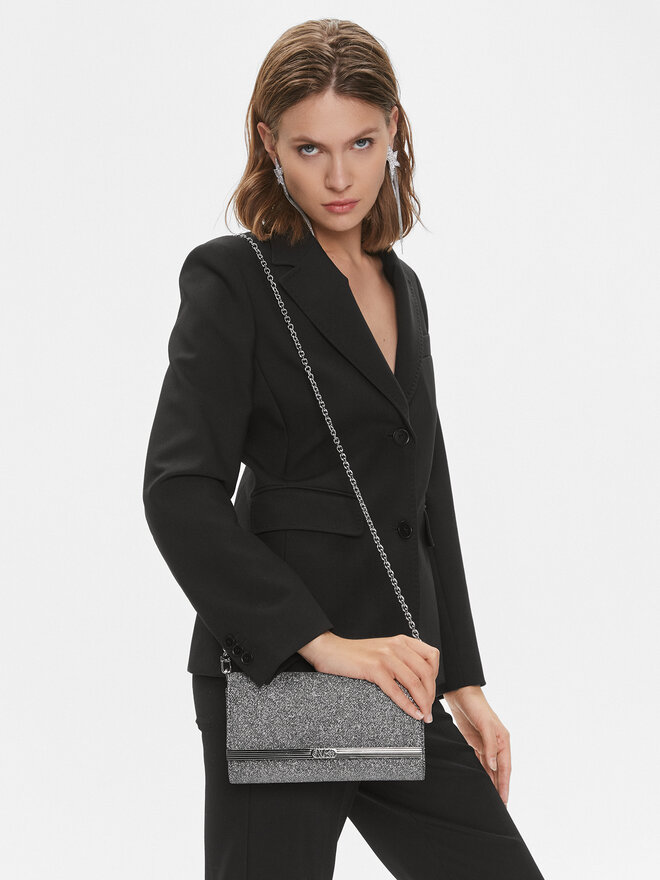 MICHAEL Michael Kors Ročna torba MICHAEL Michael Kors Mona 30H3S8OC3O Srebrna