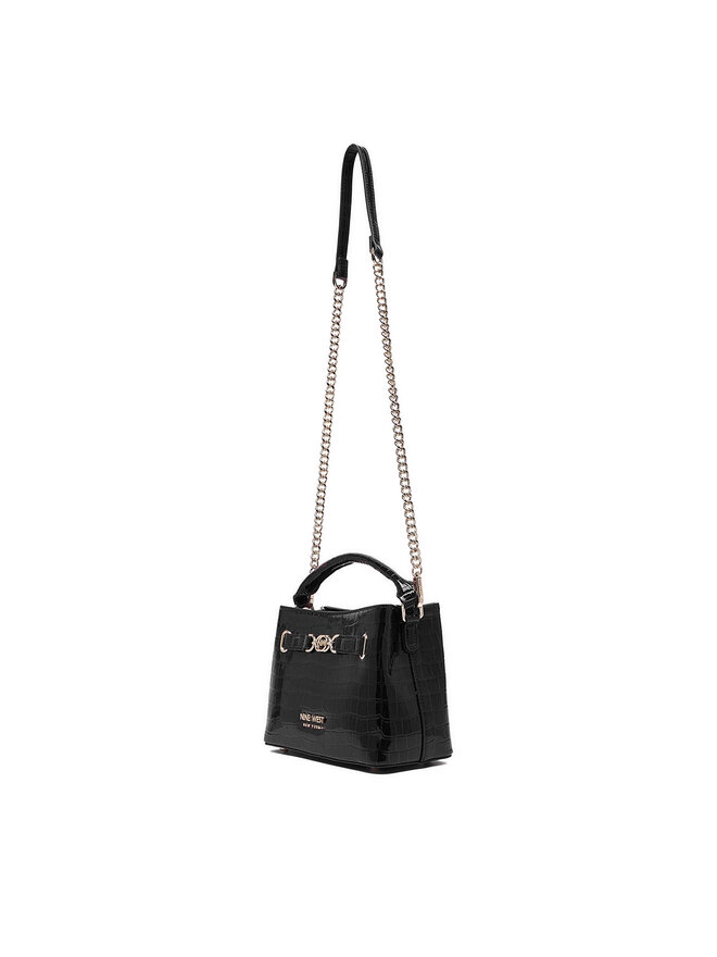 Nine West Handtasche Nine West EO-CITY GRACE-LDA9420 CROCO Schwarz