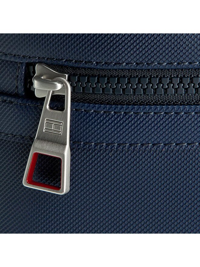 Tommy Hilfiger Umhängetasche Tommy Hilfiger Essential Flat Crossover II AM0AM01724 Dunkelblau