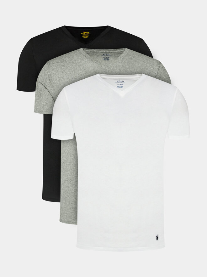 Polo Ralph Lauren Polo Ralph Lauren Σετ 3 T-Shirts 714936903002 Έγχρωμο Slim Fit