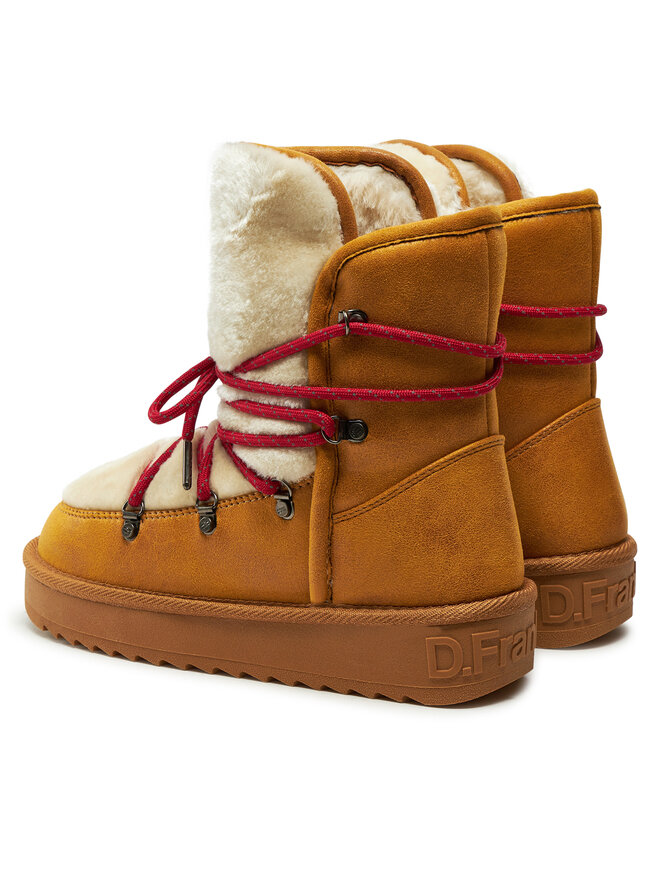 D.Franklin Stivali da neve D.Franklin Nordic Trk Fur DFSH370005 Giallo