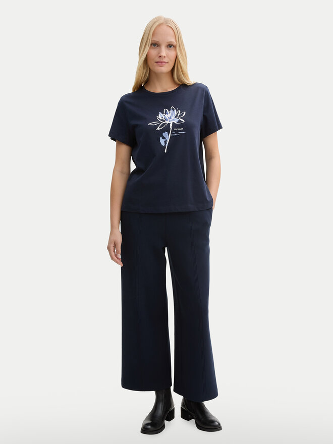 Tom Tailor Tom Tailor Marškinėliai 1045534 Tamsiai mėlyna Regular Fit
