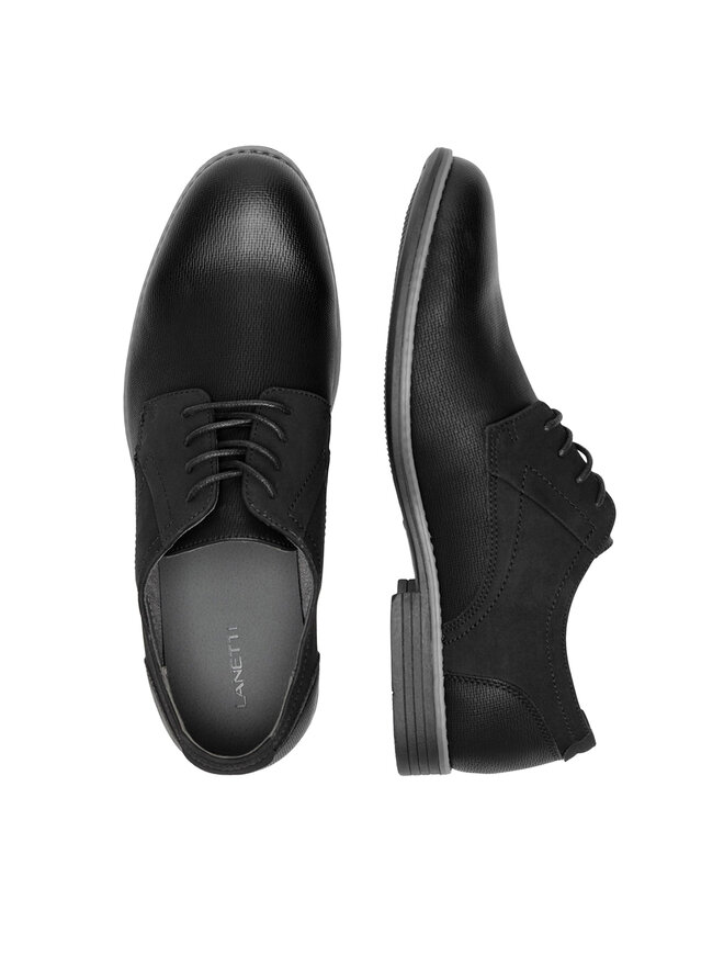 Lanetti Półbuty Lanetti M16AW070-31 Czarny