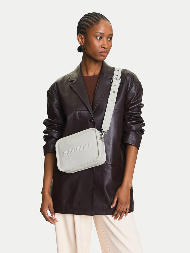 Patrizia Pepe Ročna torba Patrizia Pepe 2B0127/L113 Bela