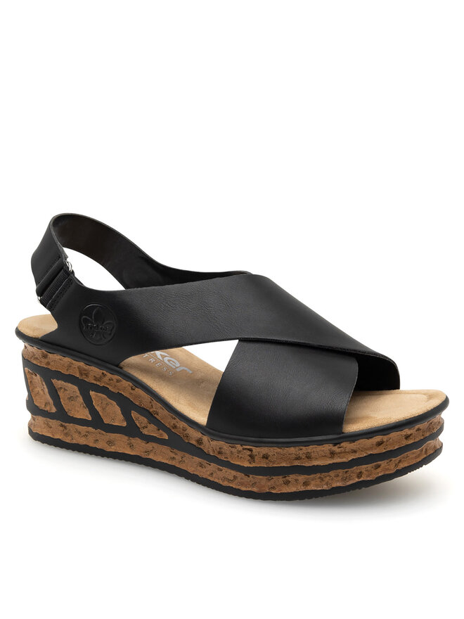 Rieker Sandalen Rieker 68189-00 Schwarz