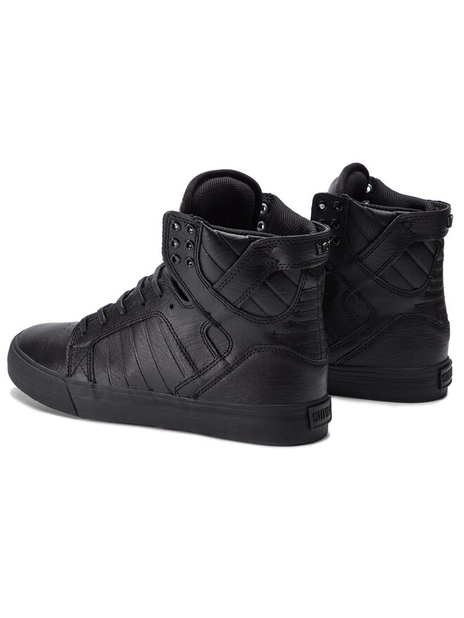 Supra skytop white black red best sale