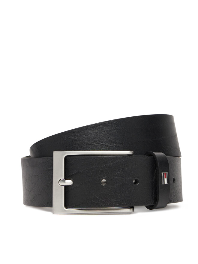 Tommy Hilfiger Ζώνη Ανδρική Tommy Hilfiger Layton 4.0 AM0AM13569 Μαύρο