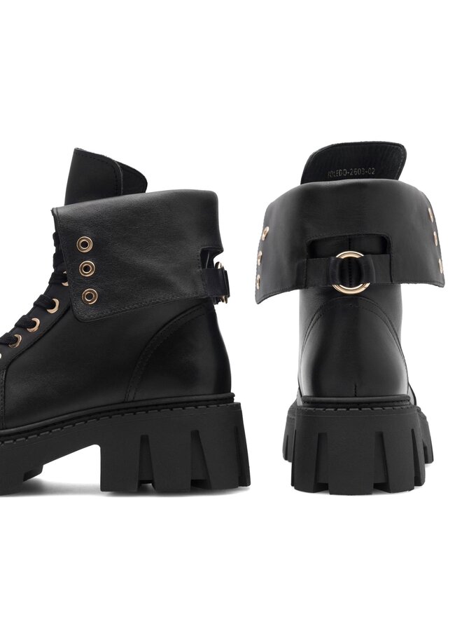Eva Minge Stiefeletten Eva Minge TOLEDO-2603-02 Schwarz