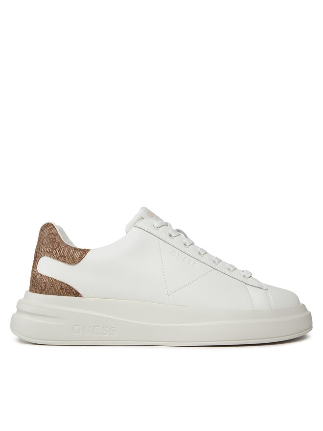 Guess Sneakersy Guess Elba FMPVIB LEA12 Bílá
