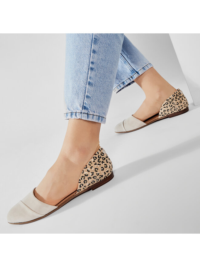 Toms Halbschuhe Toms Jutti D'Orsay 10016385 Beige