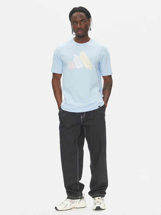 adidas adidas Camiseta Lounge Ice Graphic JJ4019 Azul Regular Fit