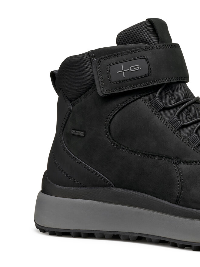 Geox Schnürschuhe Geox U Granito + Grip B A U56FZC 00045 C9999 Schwarz