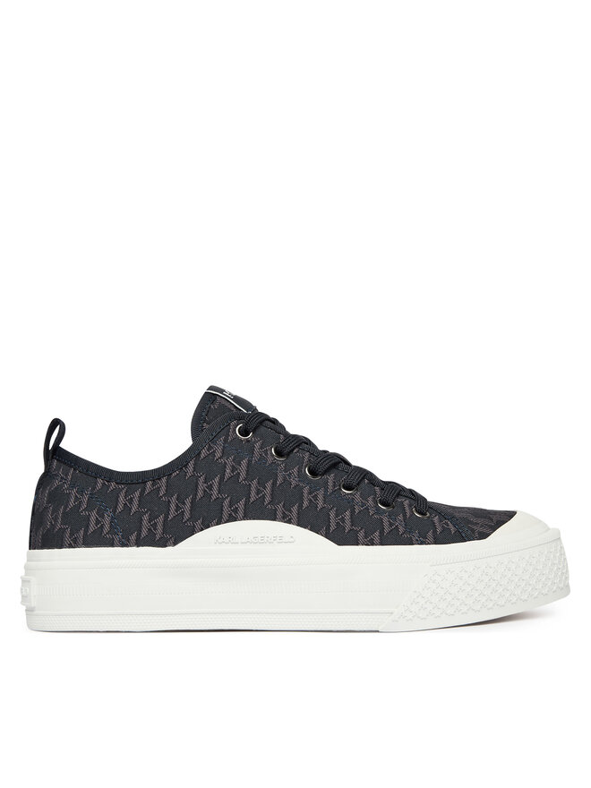KARL LAGERFELD Sneakers aus Stoff KARL LAGERFELD Kampus Max V KL50516 Dunkelblau