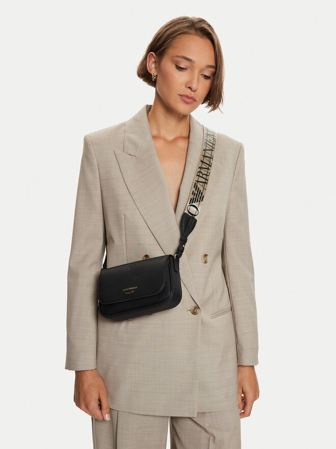 Emporio Armani Ročna torba Emporio Armani EW000538 AF12103 MC032 Črna