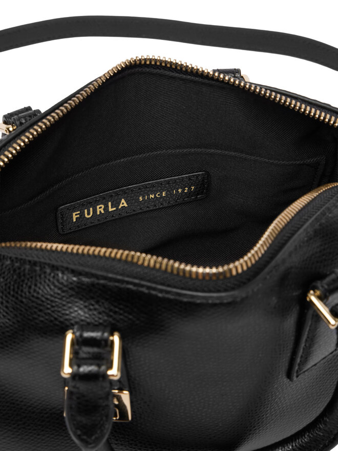 Furla Handtasche Furla A Olivia Mini Boston WE00933 A.0023 O6000 Schwarz