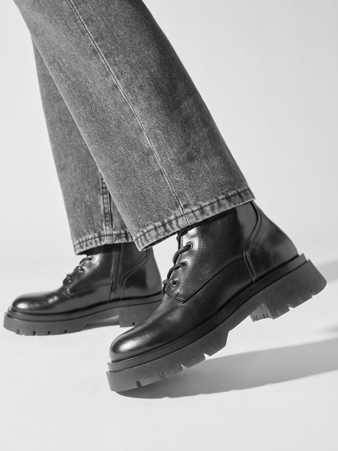 Gant Μποτάκια Gant Meghany Mid Boot 27551404 Μαύρο