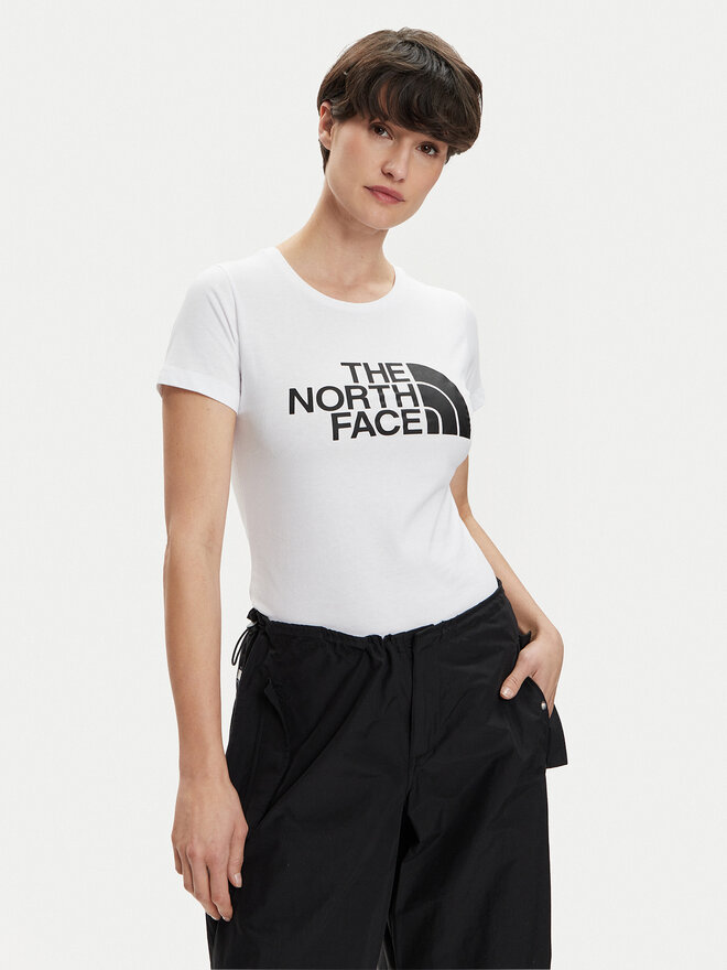 The North Face The North Face Marškinėliai Easy NF0A87N6 Balta Regular Fit