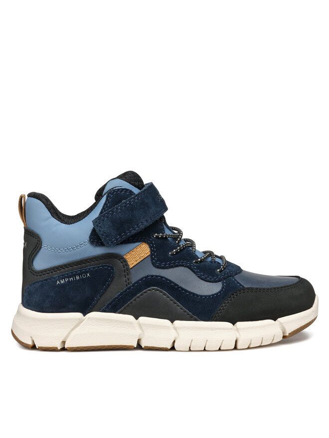 Geox Schnürschuhe Geox J Flexyper Boy B Abx J269XA 0ME22 C0693 M Dunkelblau