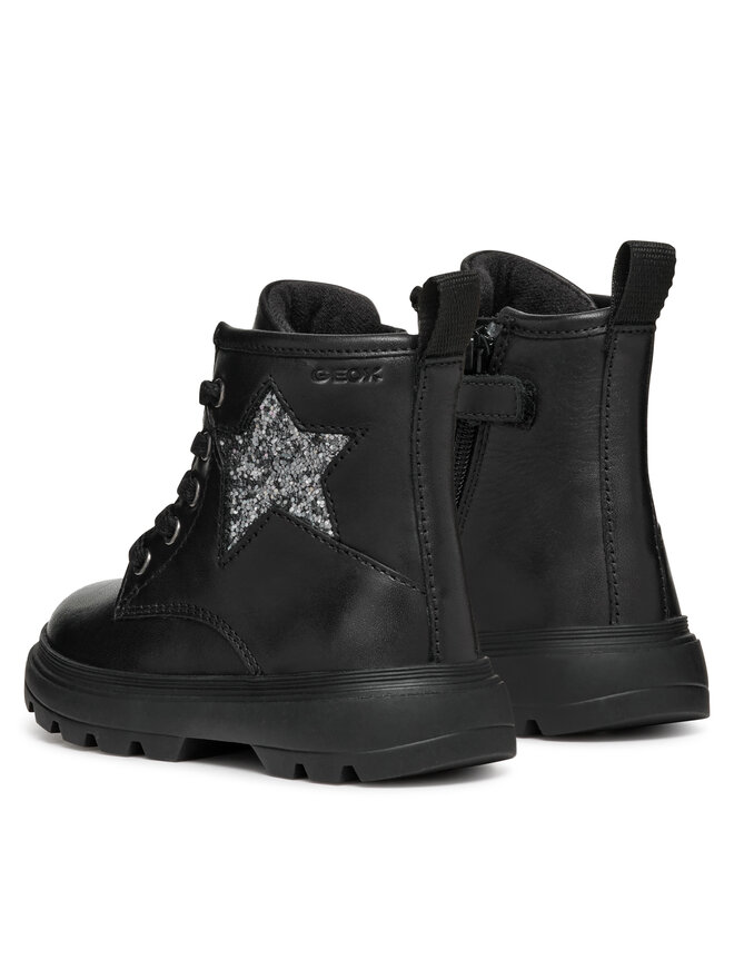 Bottes Geox B Kiddartah Girl B465YA 085EW C9999 S Noir chaussures