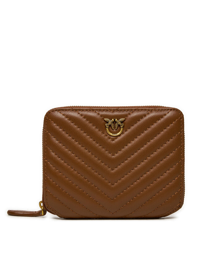 PINKO Duży Portfel Damski Pinko Taylor Zip Around . AI 24-25 PCPL 100249 A0GK Brązowy