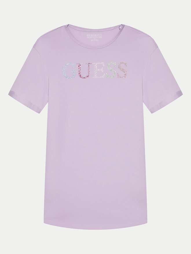 Guess Guess Majica J4GI38 J1314 Vijolična Regular Fit