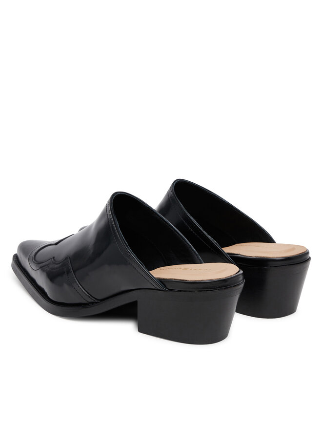 Tommy Hilfiger Papucs Tommy Hilfiger Western Abrasivato FW0FW08887 Fekete