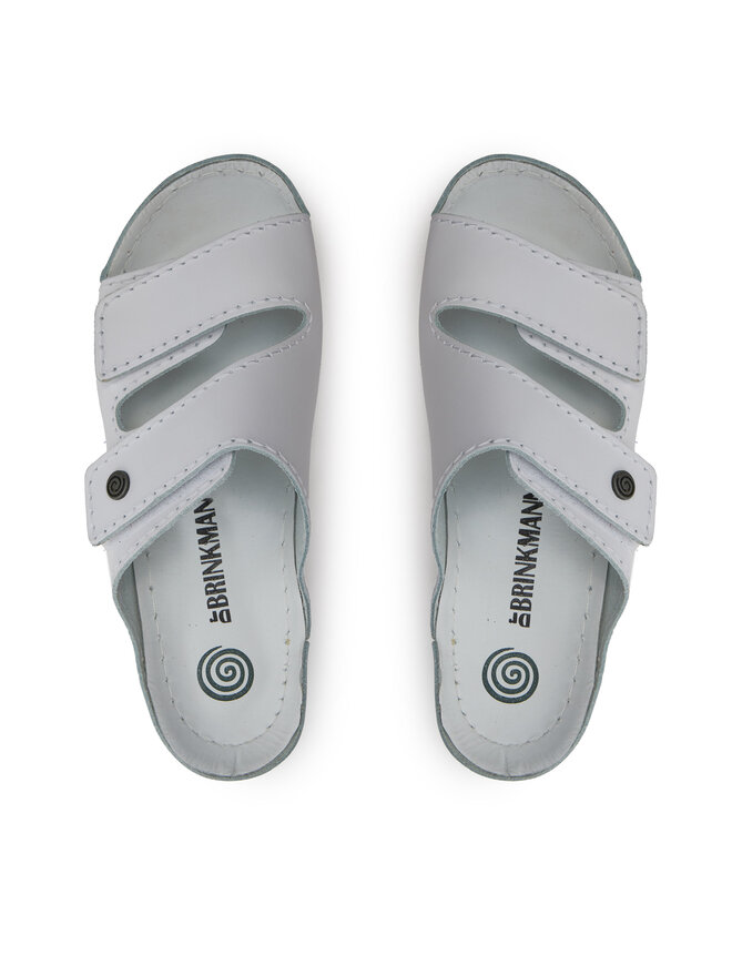 Dr. Brinkmann Femme Chelva Pantoletten Mule - Confortable Avec Velcro Et Talon Compensé